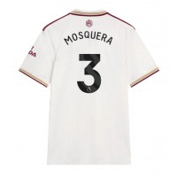 Arsenal Cristhian Mosquera #3 Tretí futbalový dres 2025-26 Krátky Rukáv